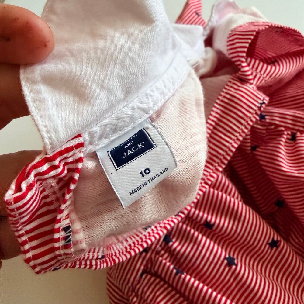 Janie and Jack Americana Dress - Girls Size 10 - Picture 3 of 7